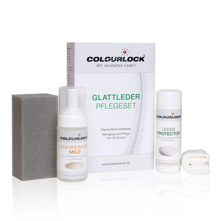 Glattleder Pflegeset mit Leder Protector – polsterdoc
